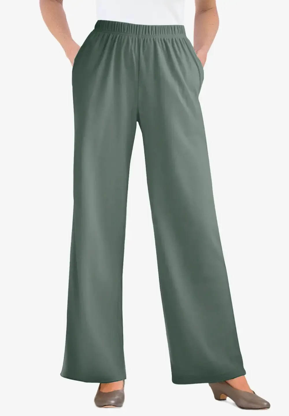 7-Day Knit Wide-Leg Pant