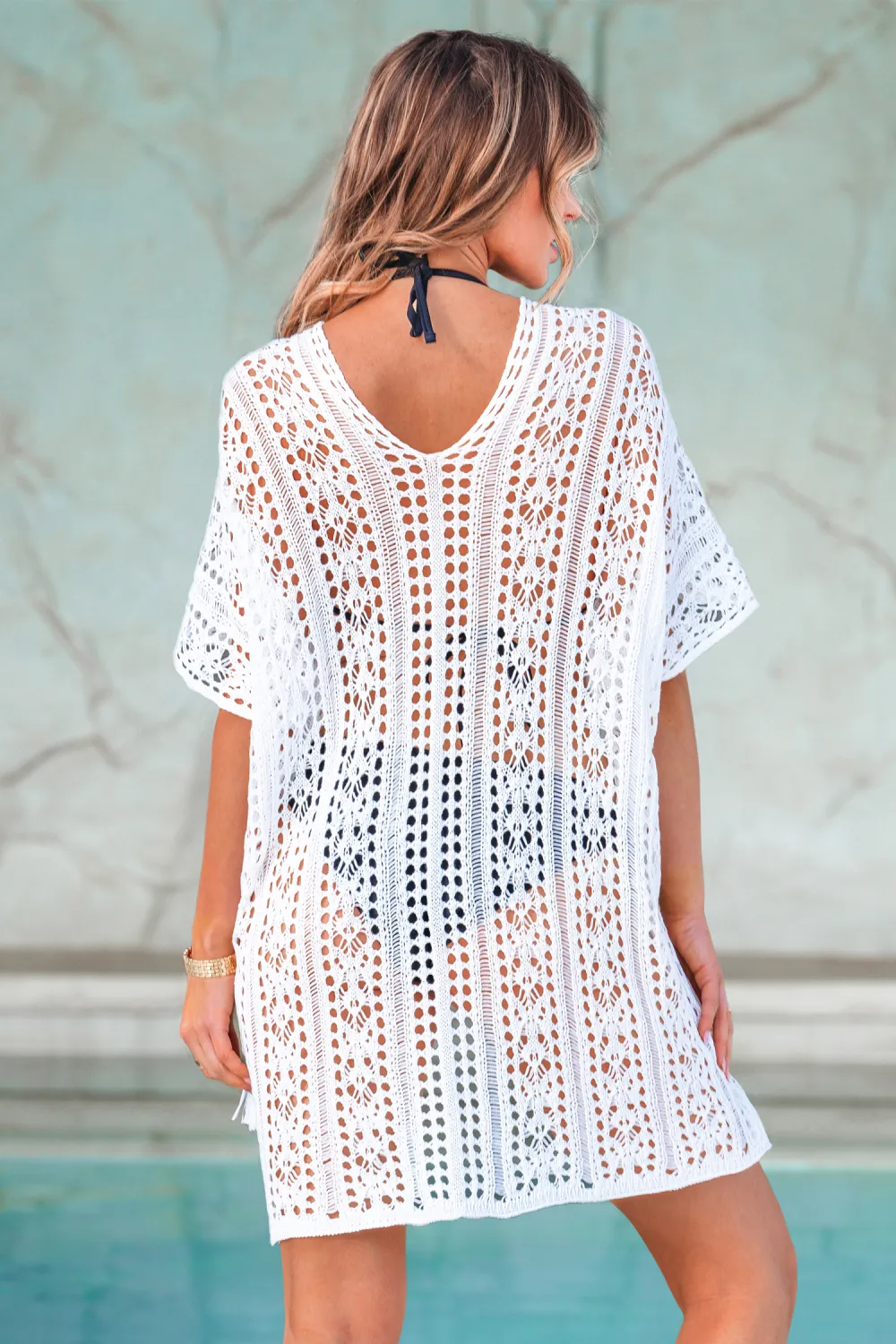 Malibu Sun Beige Cover-Up Top