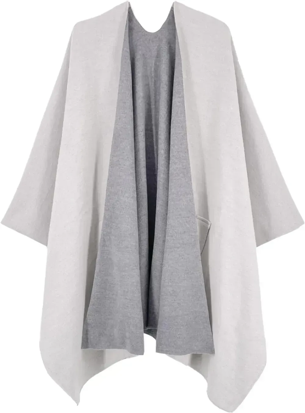 Women's Shawl Wrap Poncho Ruana Cape Open Front Cardigan Shawls for Fall Winter