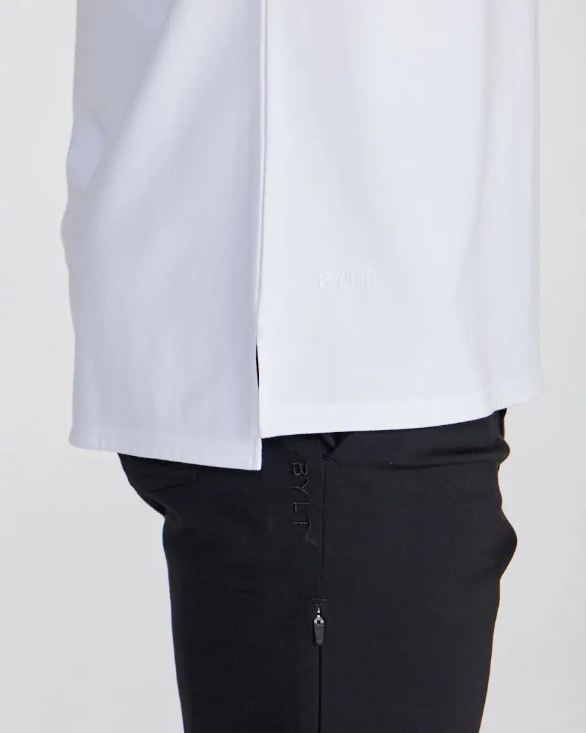 Limitless Short Sleeve Split Hem