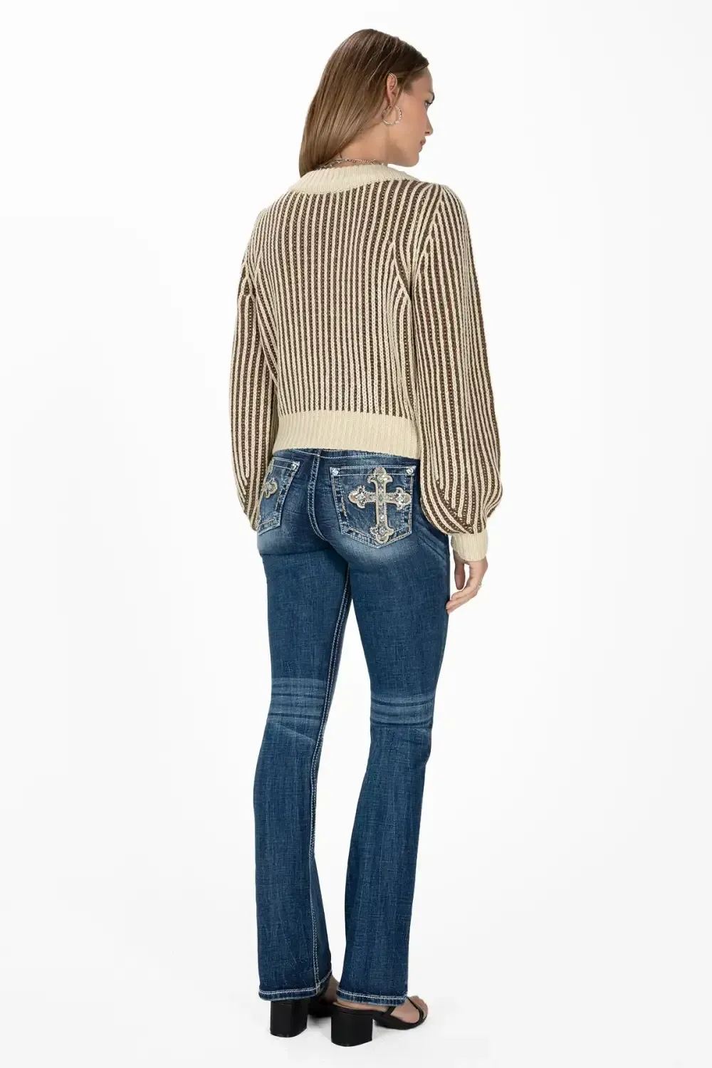 Striped Cropped Sweater