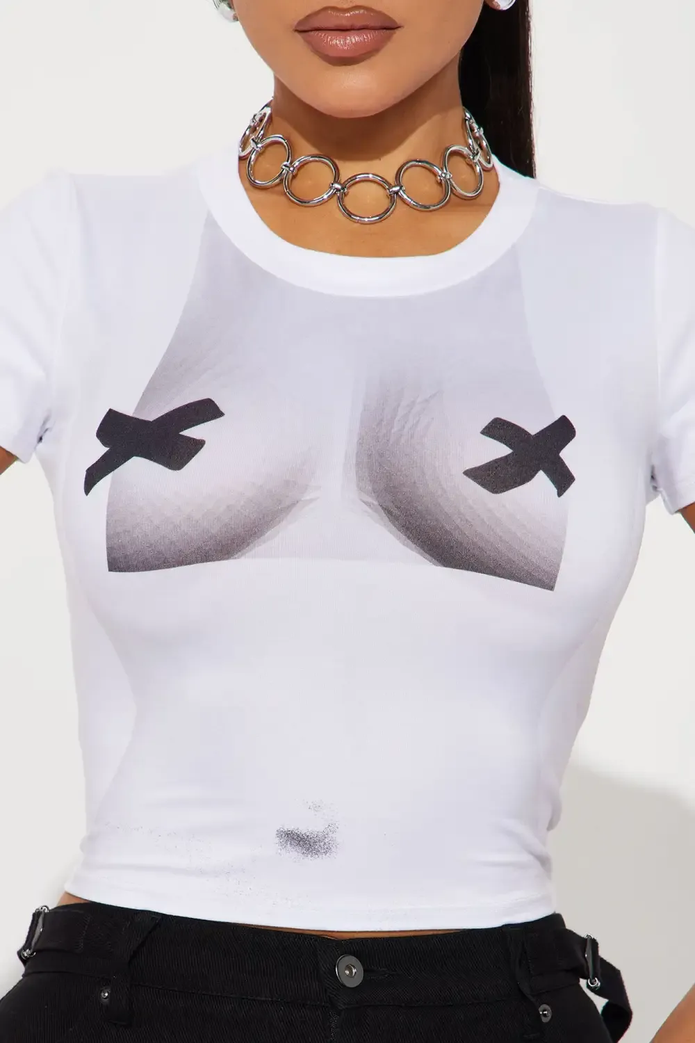 Make You Mine Short Sleeve Tee - White