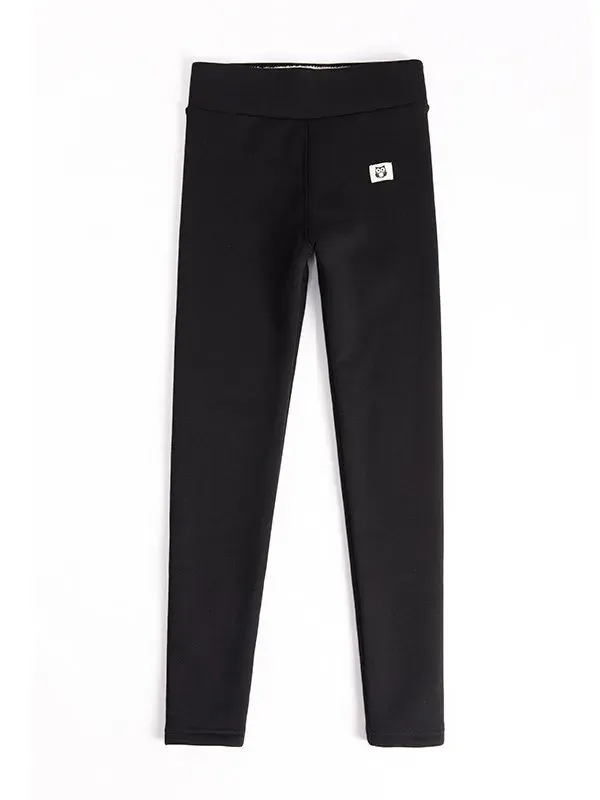 Casual Fleece Lined Leggings Pants High Waist Athletic Pants Tummy Control Stretch Workout Yoga Soft Clouds Leggings