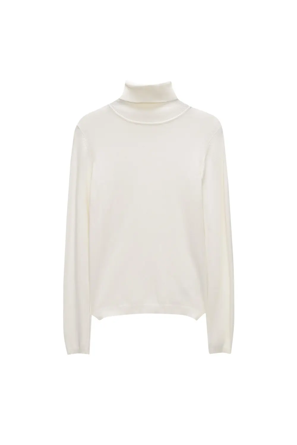 Jersey básico cuello alto