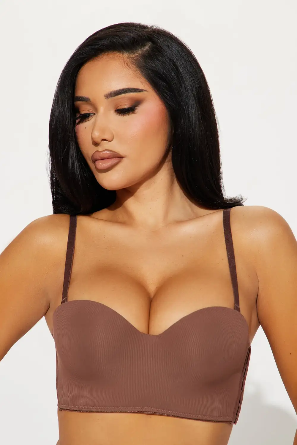 Pick Me Up Multi Way Strapless Bra - Brown