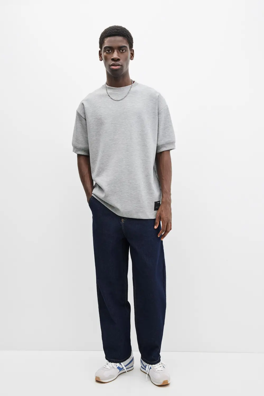 Interlock short sleeve sweatshirt