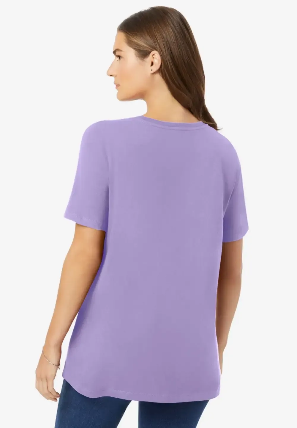 Perfect Short-Sleeve Crewneck Tee