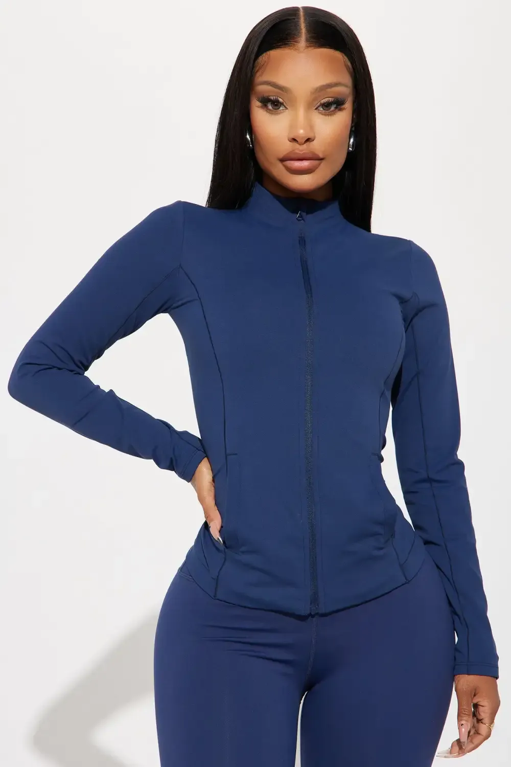 Get Right Active Jacket - Navy