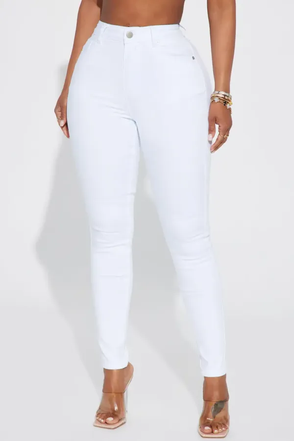 Irresistible Stretch Skinny Jean - White