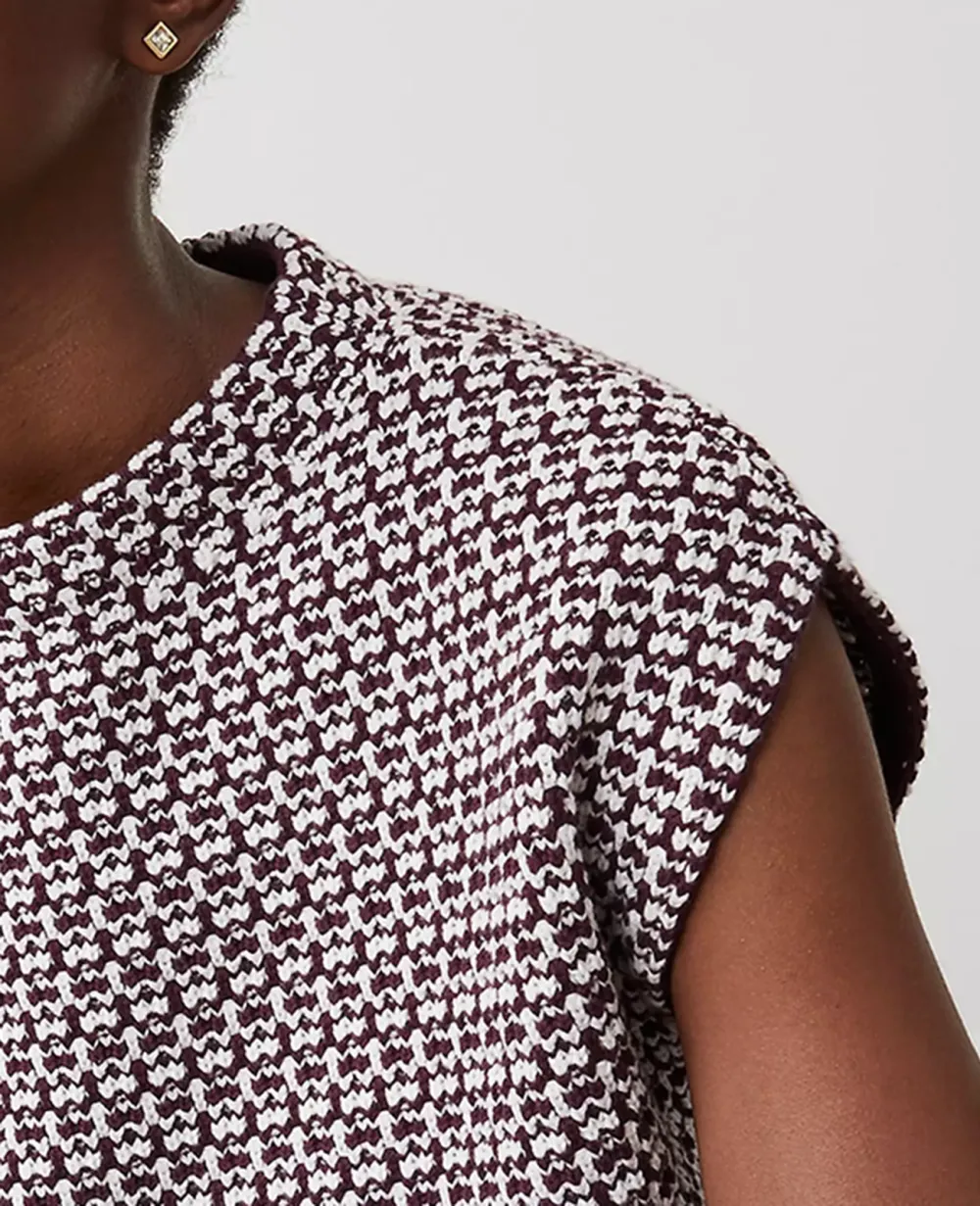 Geo Stitch Shell