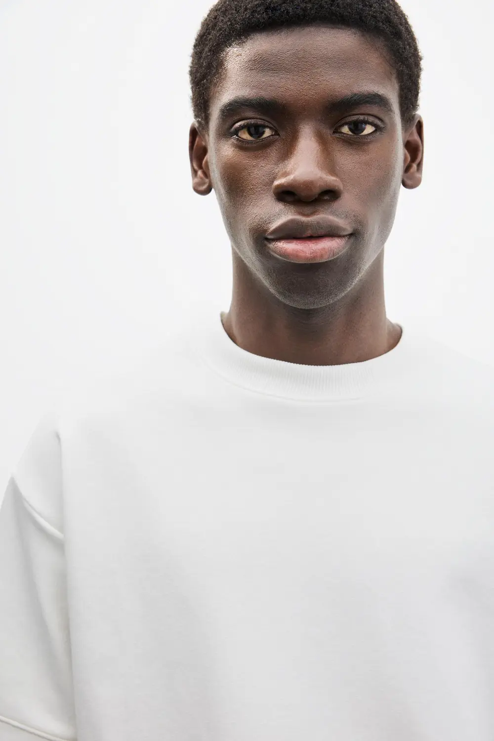 Interlock short sleeve sweatshirt