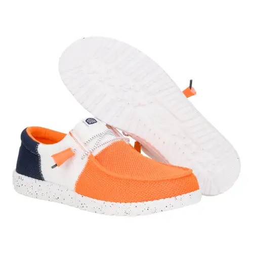 Wally Tri Varsity Mesh - Orange/White