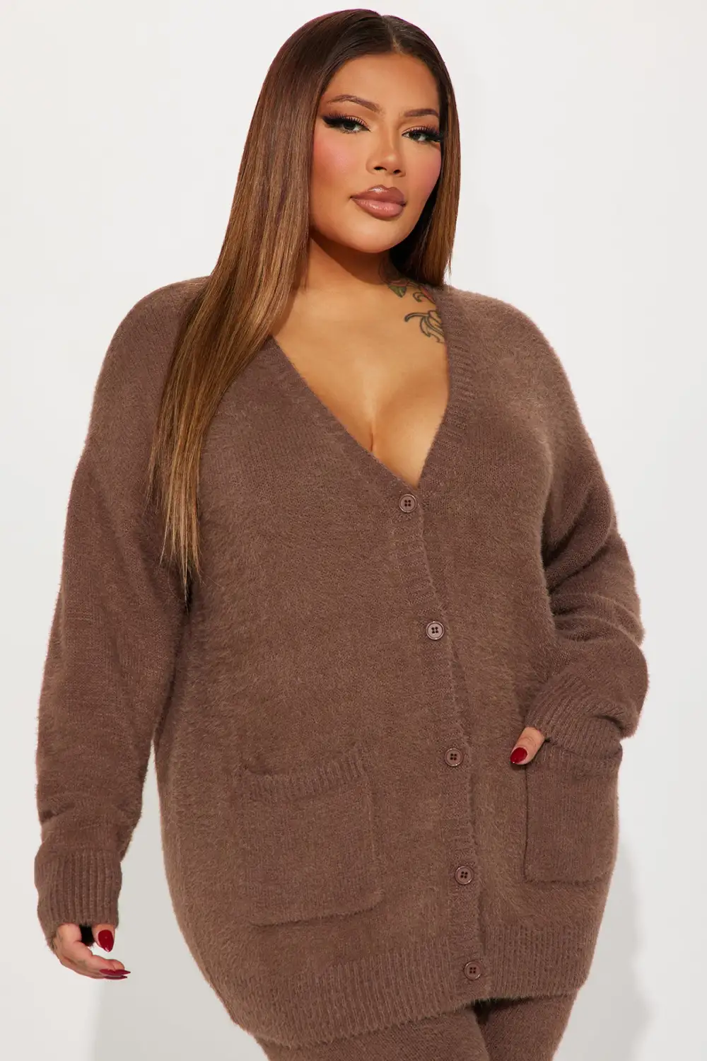 Lola Sweater Legging Set - Mocha