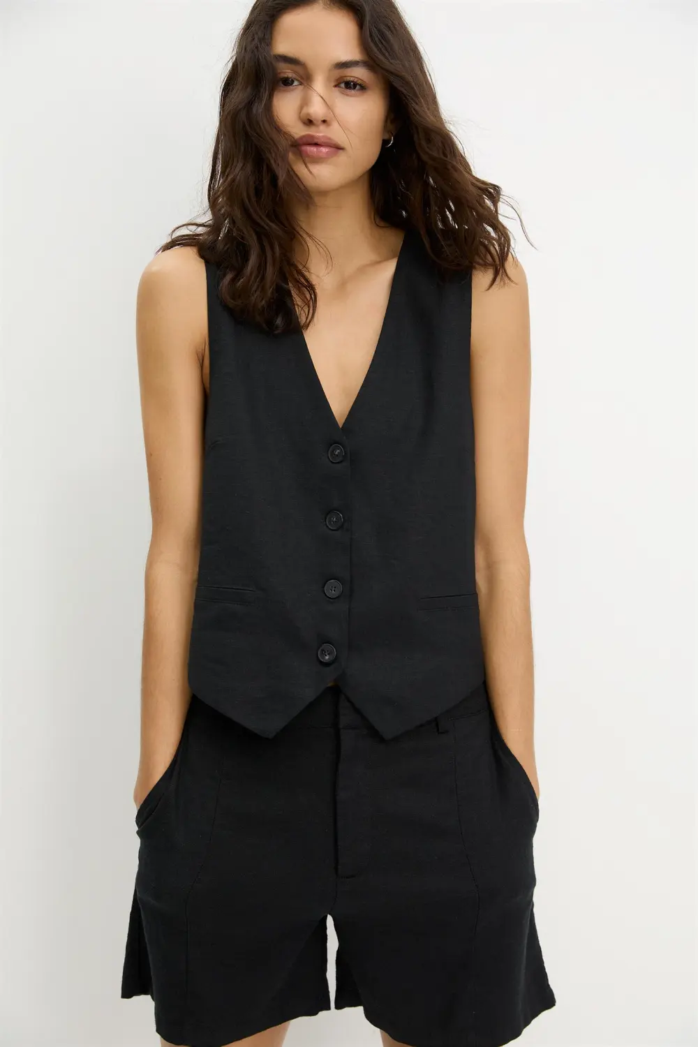 Rustic suit vest