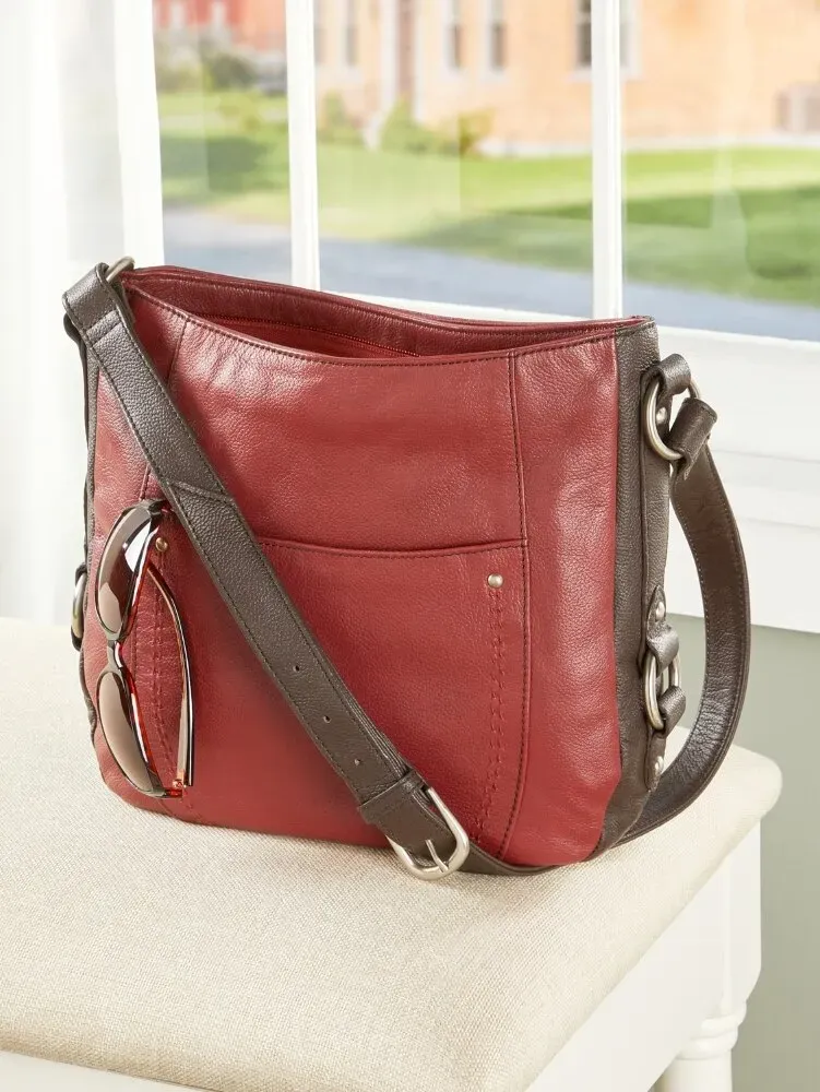 Ella Simone Manchester Leather Shoulder Bag