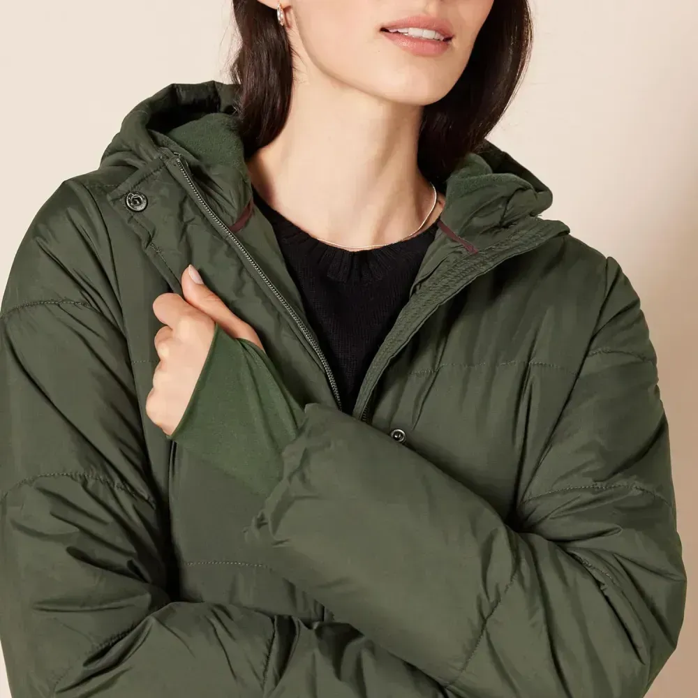 Women's Heavyweight Long-Sleeve Hooded Puffer Coat (Available in Plus Size)
