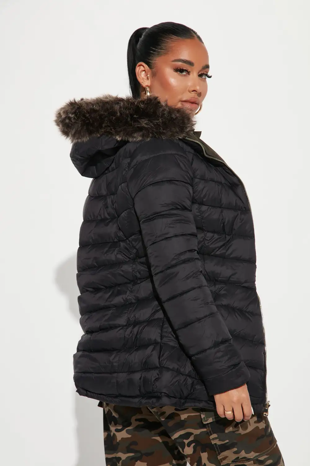 Inside Out Reversible Jacket - Olive/combo