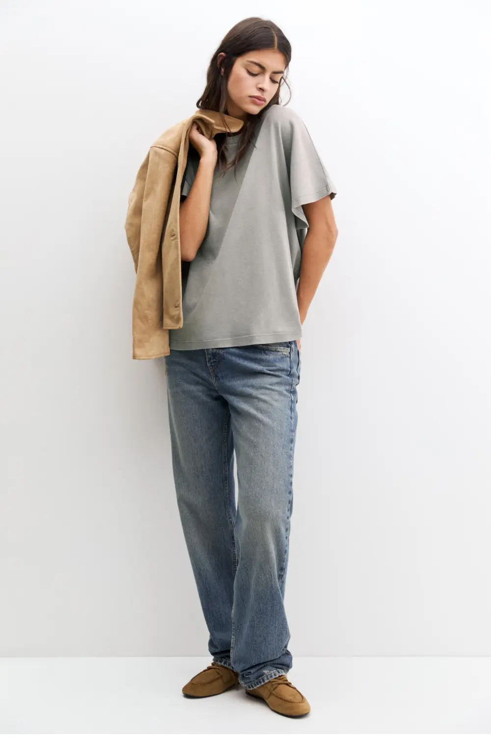 Camiseta manga entera oversize