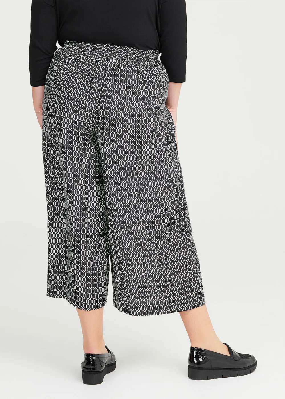 Natural Geo Crop Pant