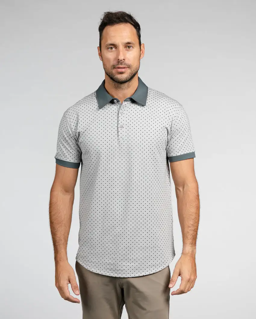 Drop-Cut: Lux Dotted Polo