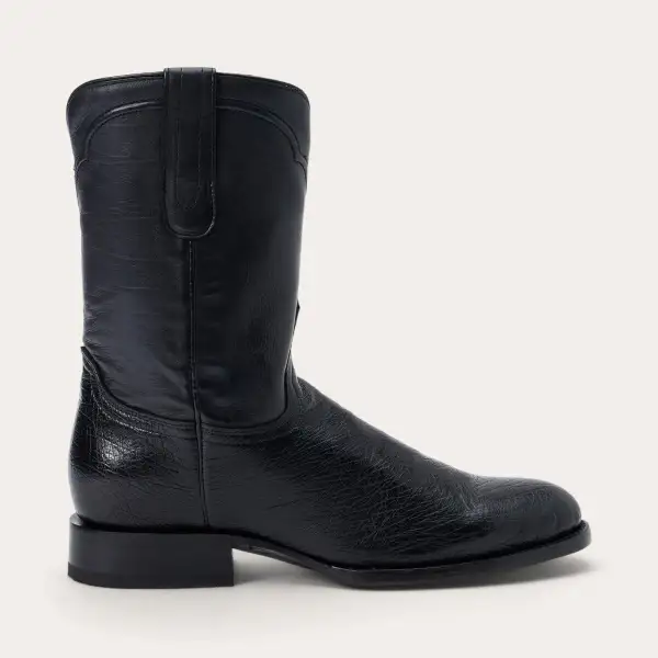 Clay Smooth Ostrich Boots
