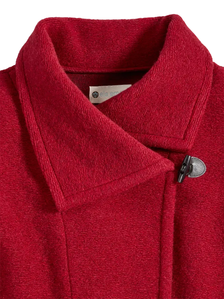 Ella Simone Berber Fleece Wool Coat