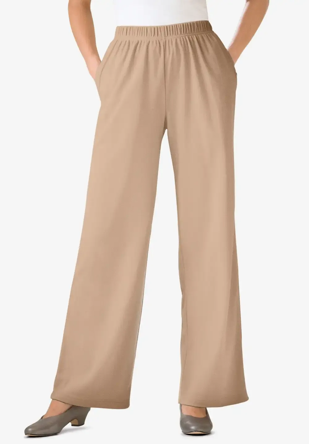 7-Day Knit Wide-Leg Pant