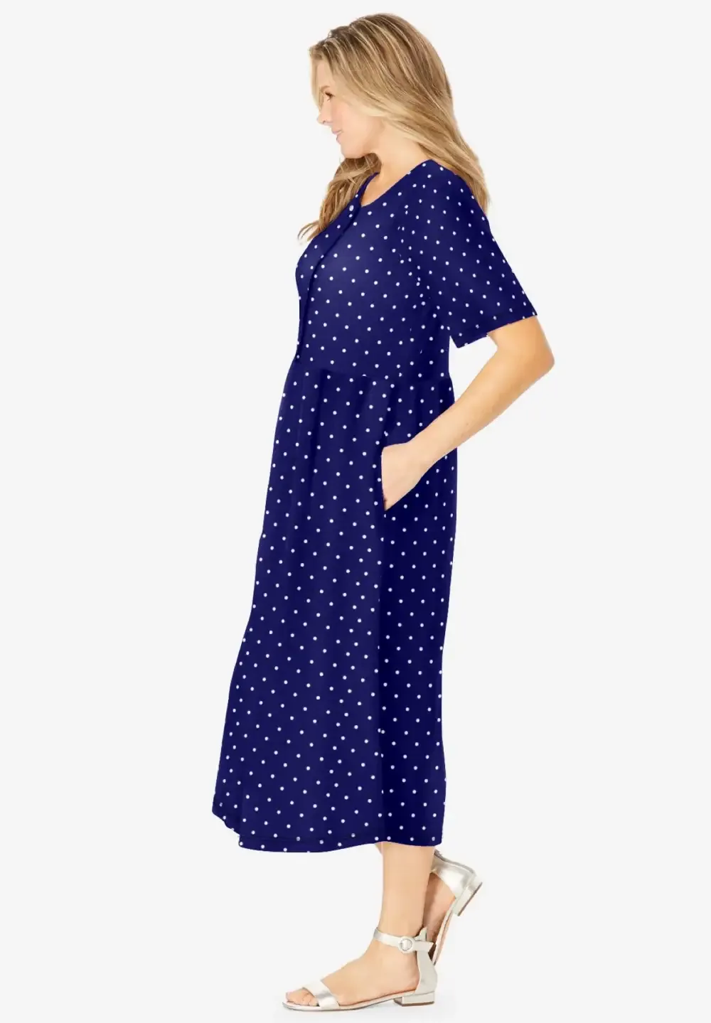 Button-Front Essential Dress