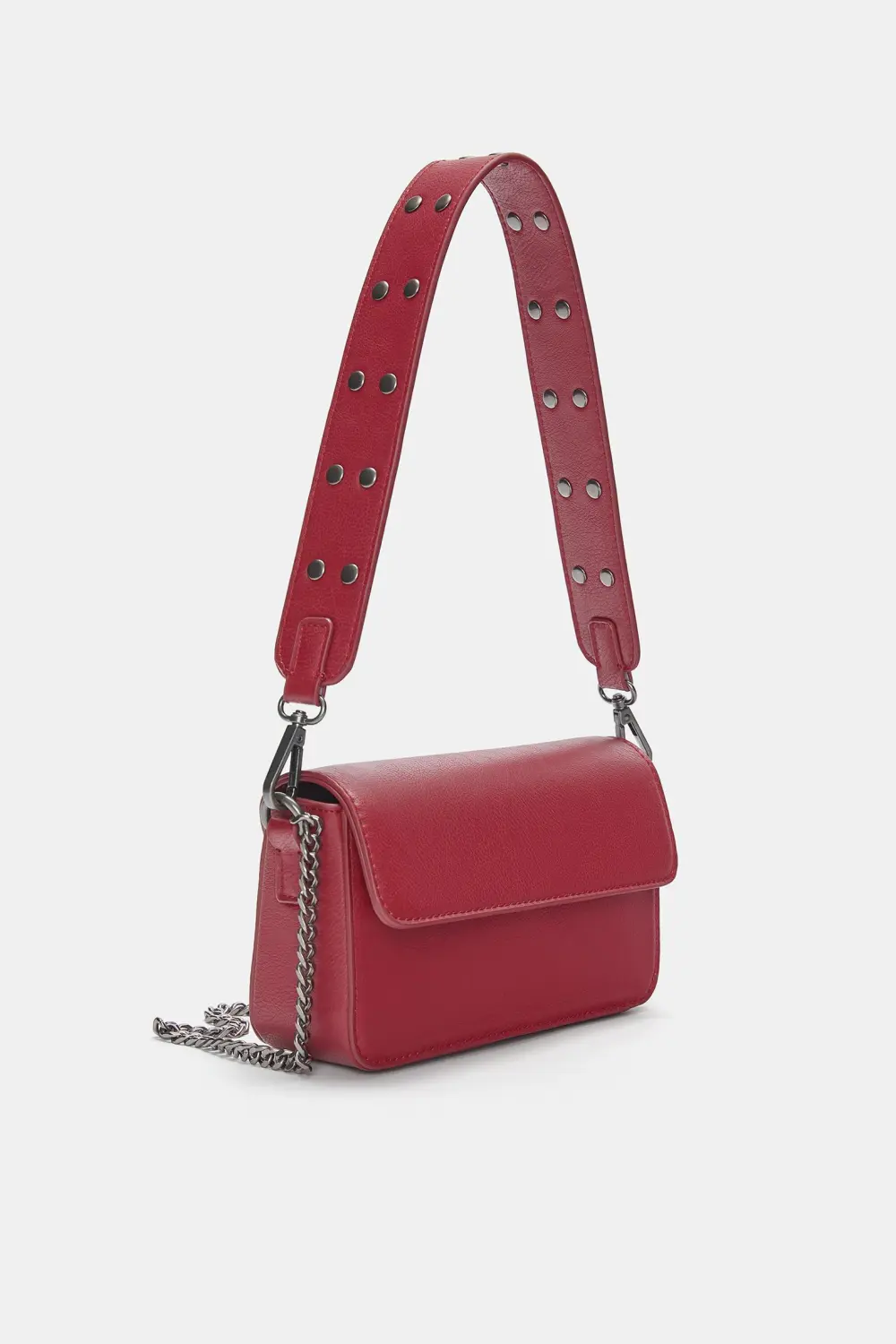 Bolso de hombro cadena tachas