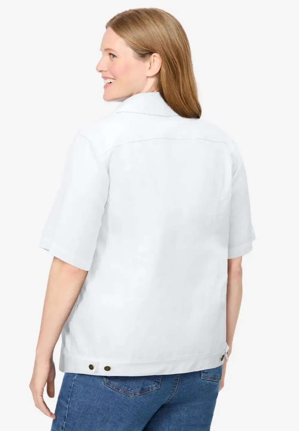 Short-Sleeve Denim Jacket