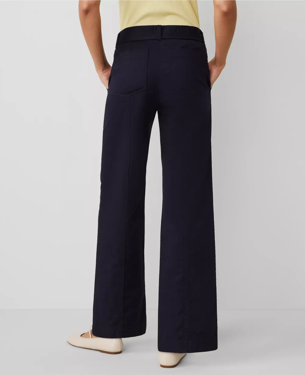 Weekend Collection Belted Utility Pant
