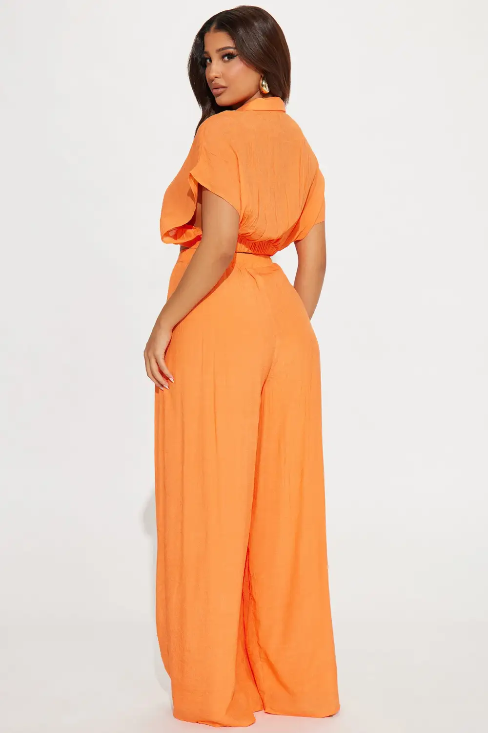 Mea Gauze Pant Set - Orange