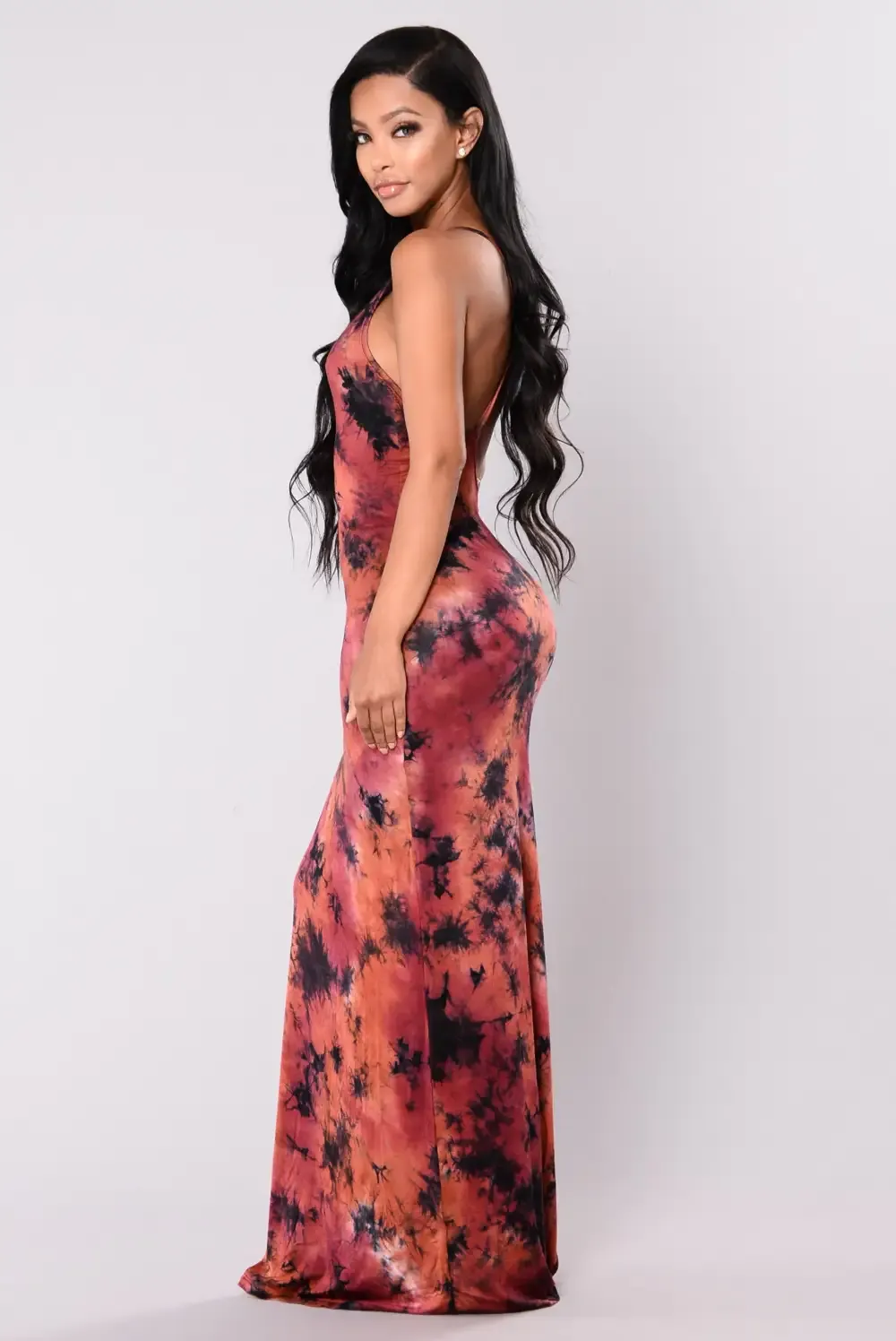 Dye For Me Dress - Rust