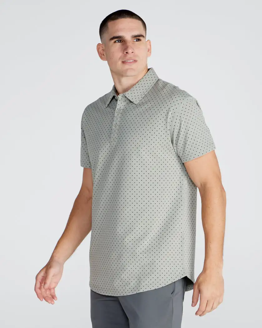 Drop-Cut: Lux Dotted Polo