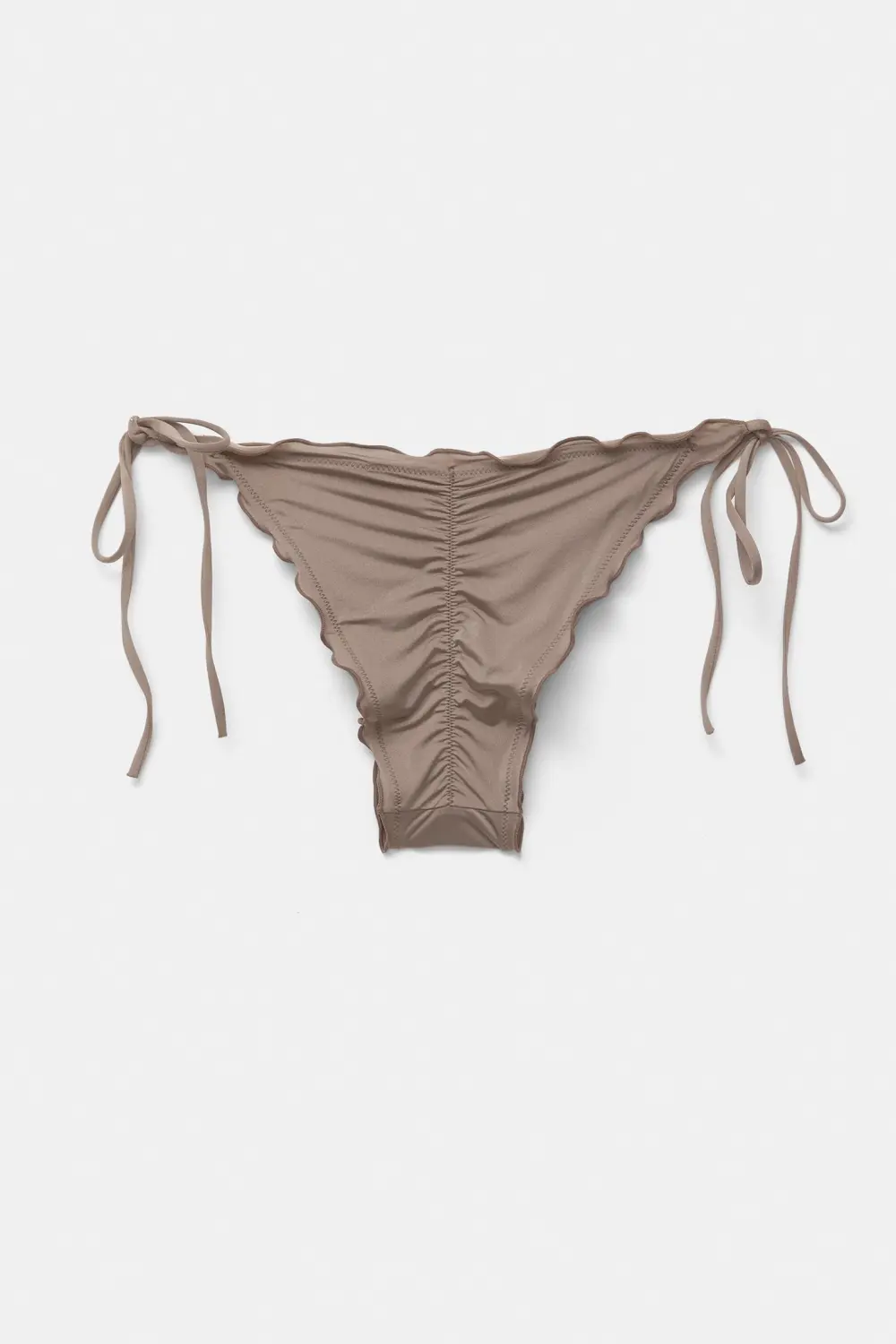 Ruffled bikini bottoms