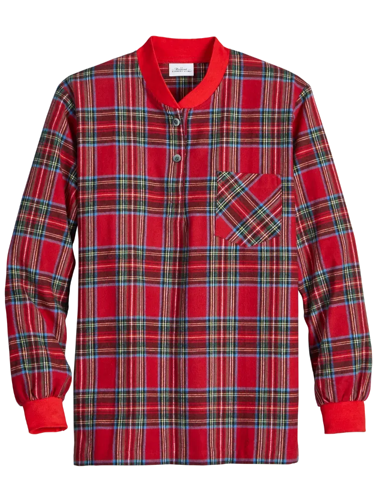Women's Portuguese Cotton Flannel Ski Pajama Set