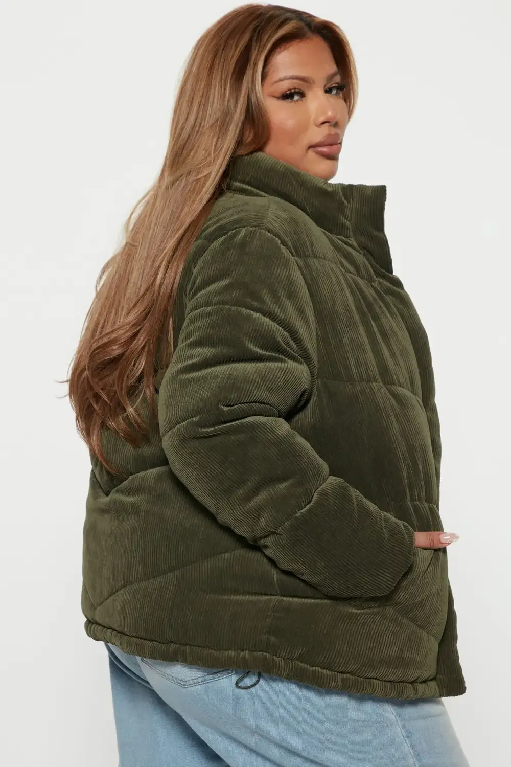 By The Campfire Corduroy Jacket - Olive
