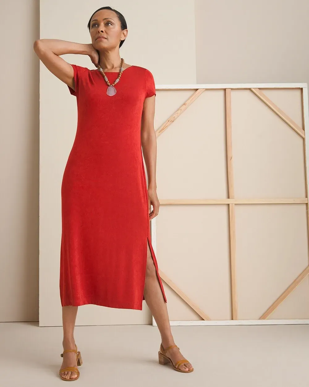 Travelers Classic Short Sleeve Maxi Dress