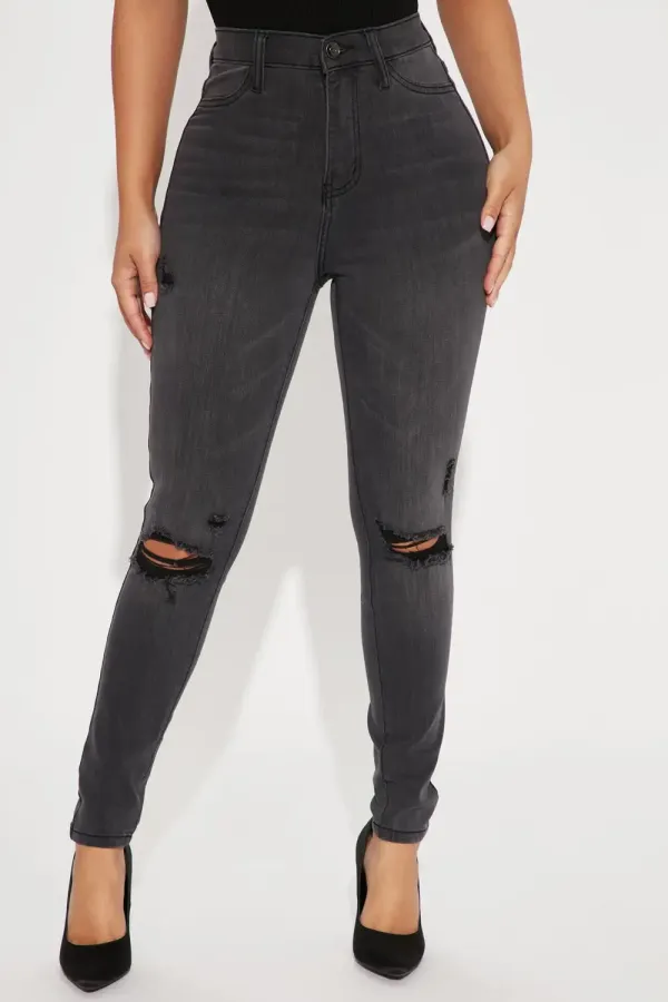 Petite Our Favorite High Rise Skinny Jeans - Grey