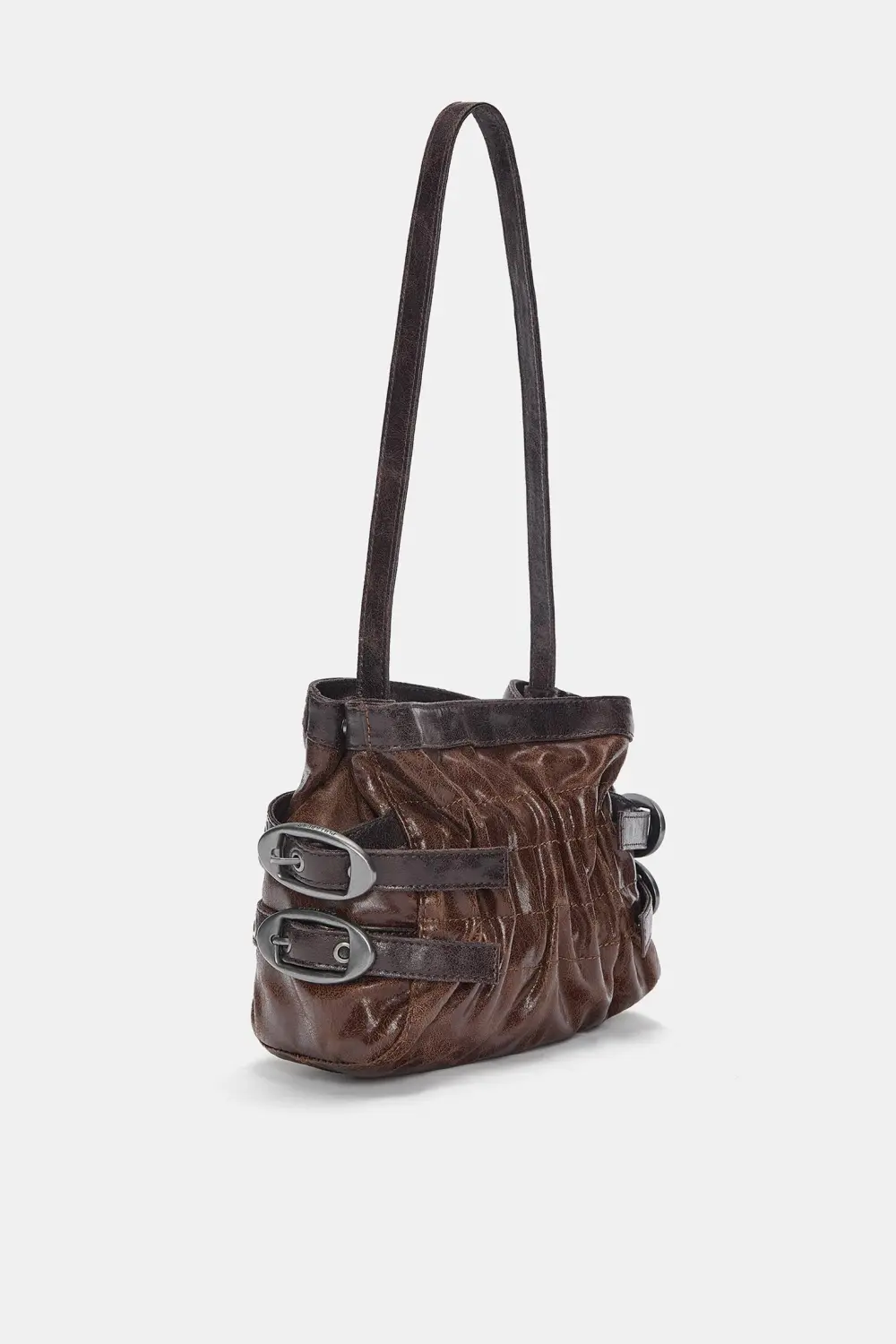 Bolso de hombro fruncido