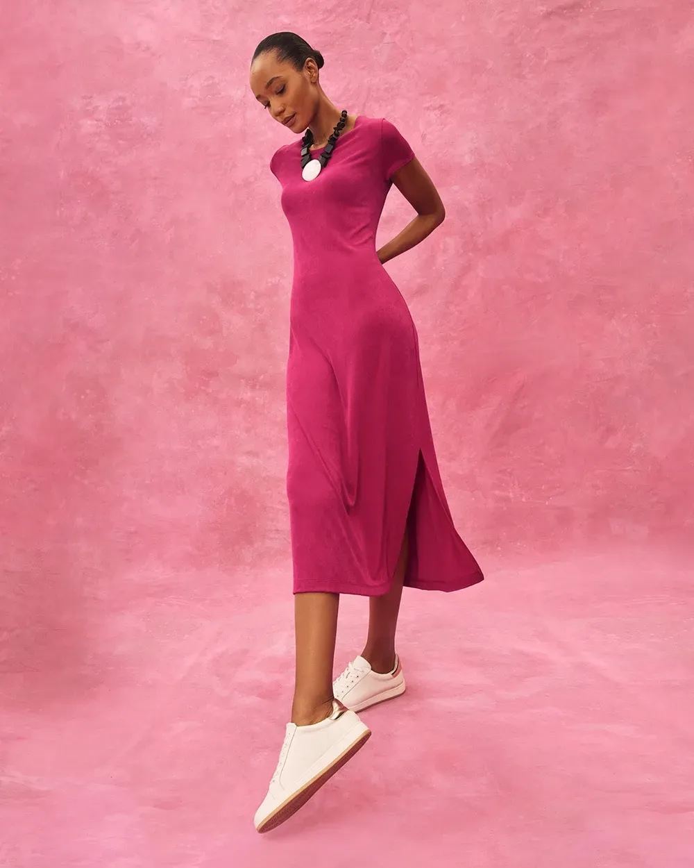 Travelers Classic Short Sleeve Maxi Dress