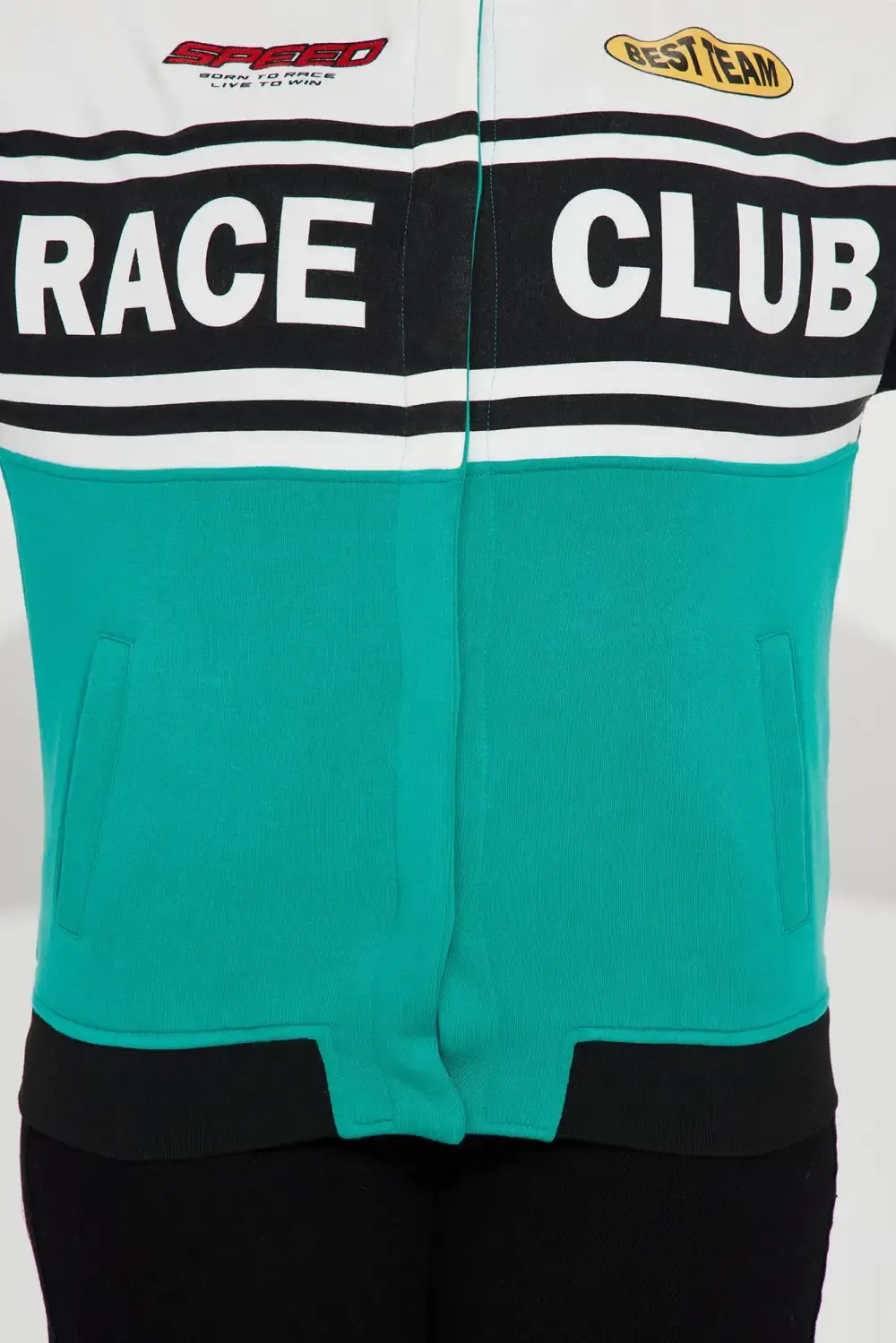Start Your Engines Bomber Jacket - Green/combo