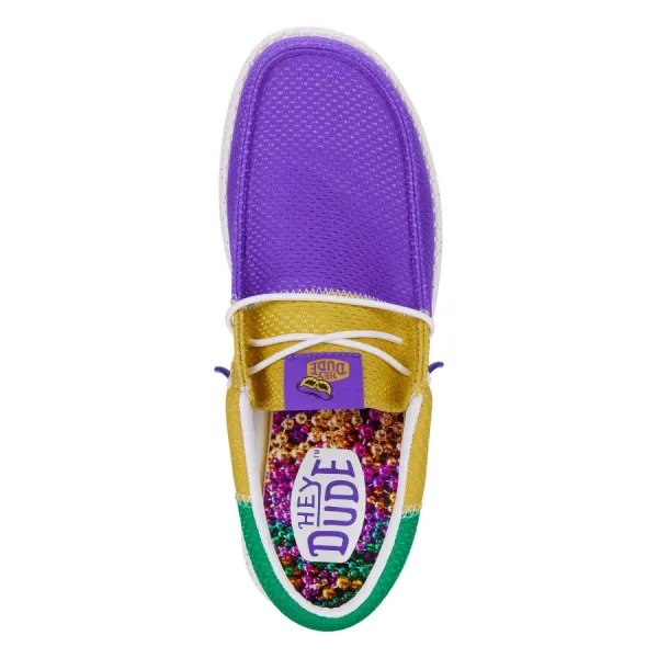 Wally Tri Mardi Gras Party - Purple/Gold/Green