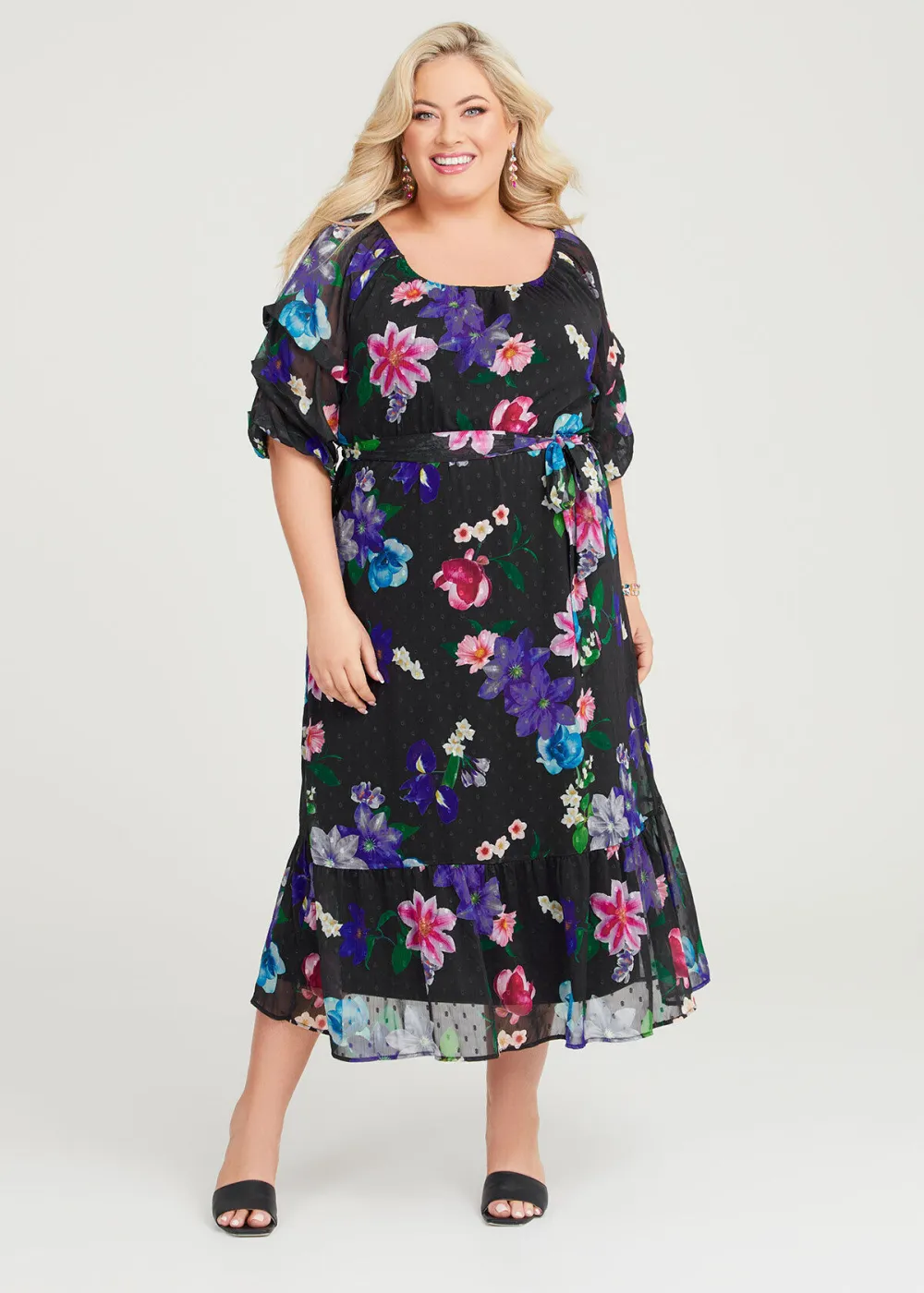 Rose Garden Midi Dress