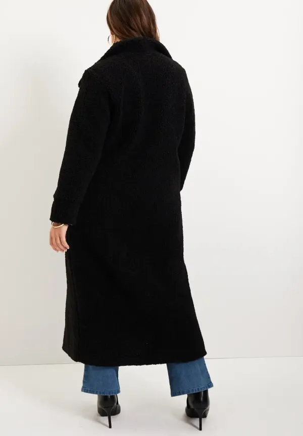 Maxi Teddy Fleece Coat