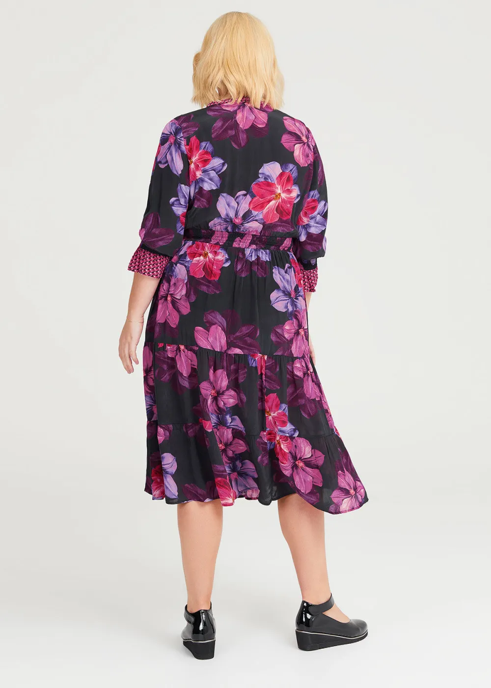 Natural Magenta Haze Dress