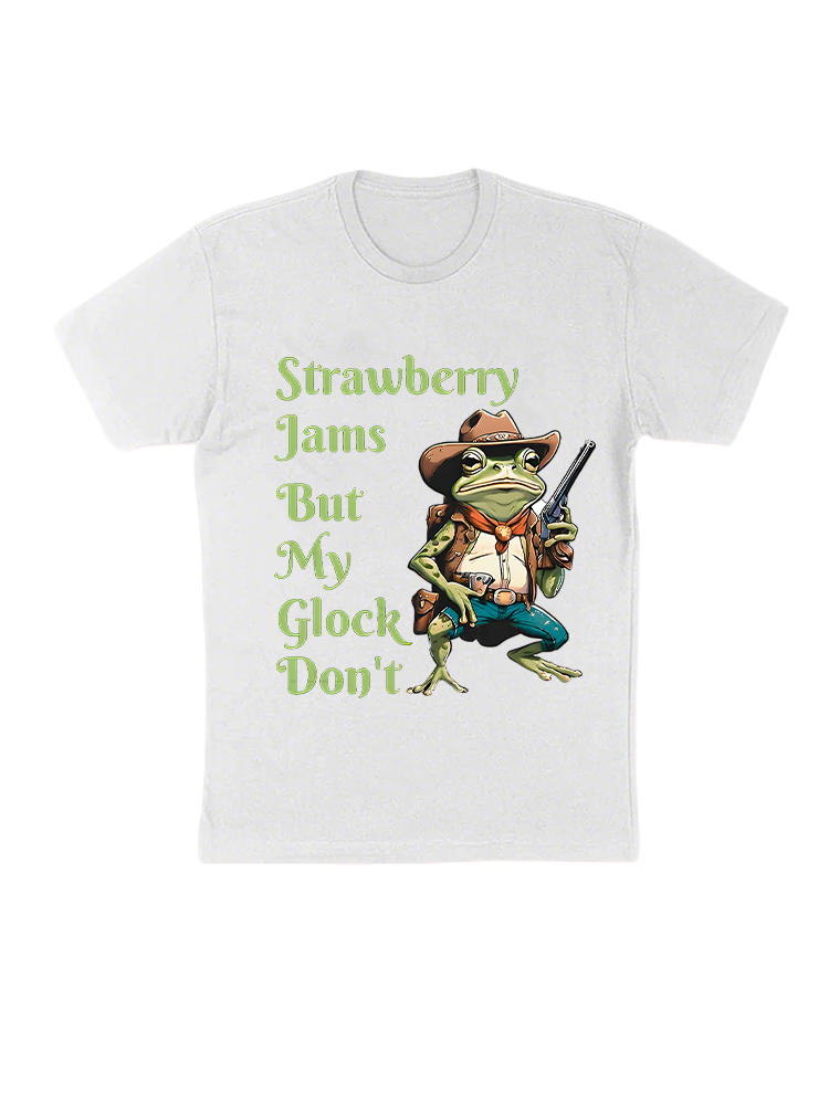 Frog Print Casual Style T-Shirt