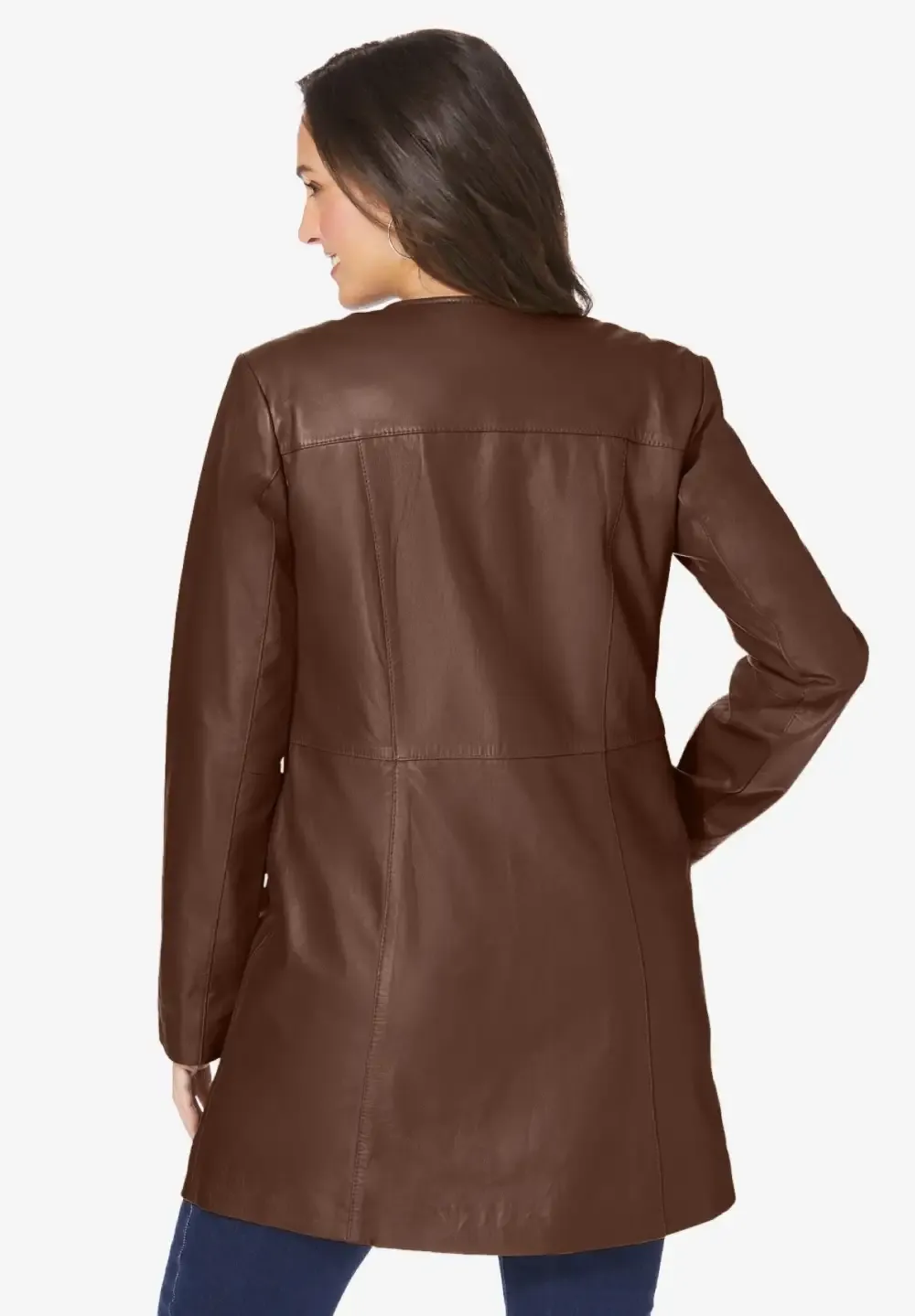 Three-Quarter Leather Jacket