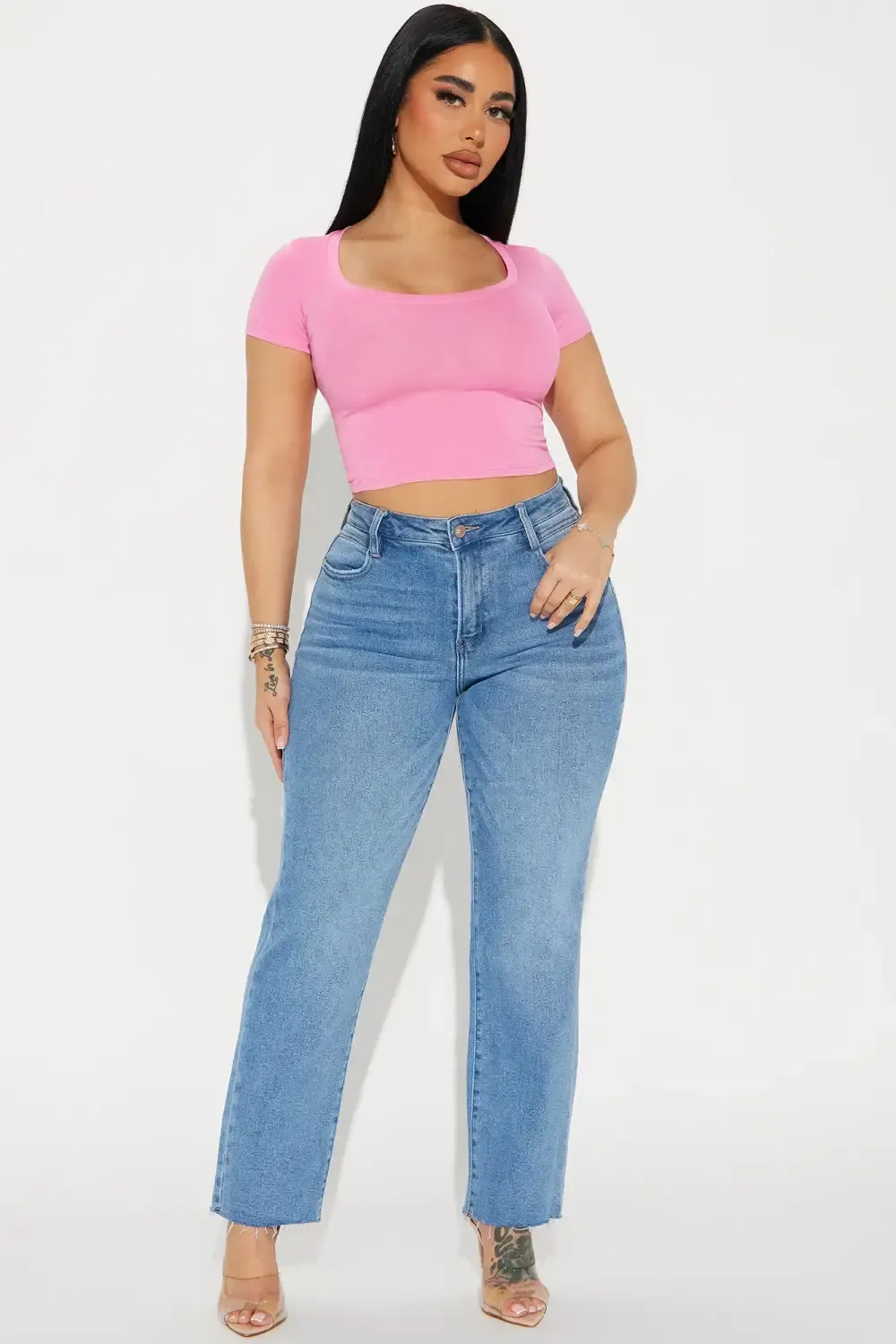 Ally Short Sleeve Tee - Pink