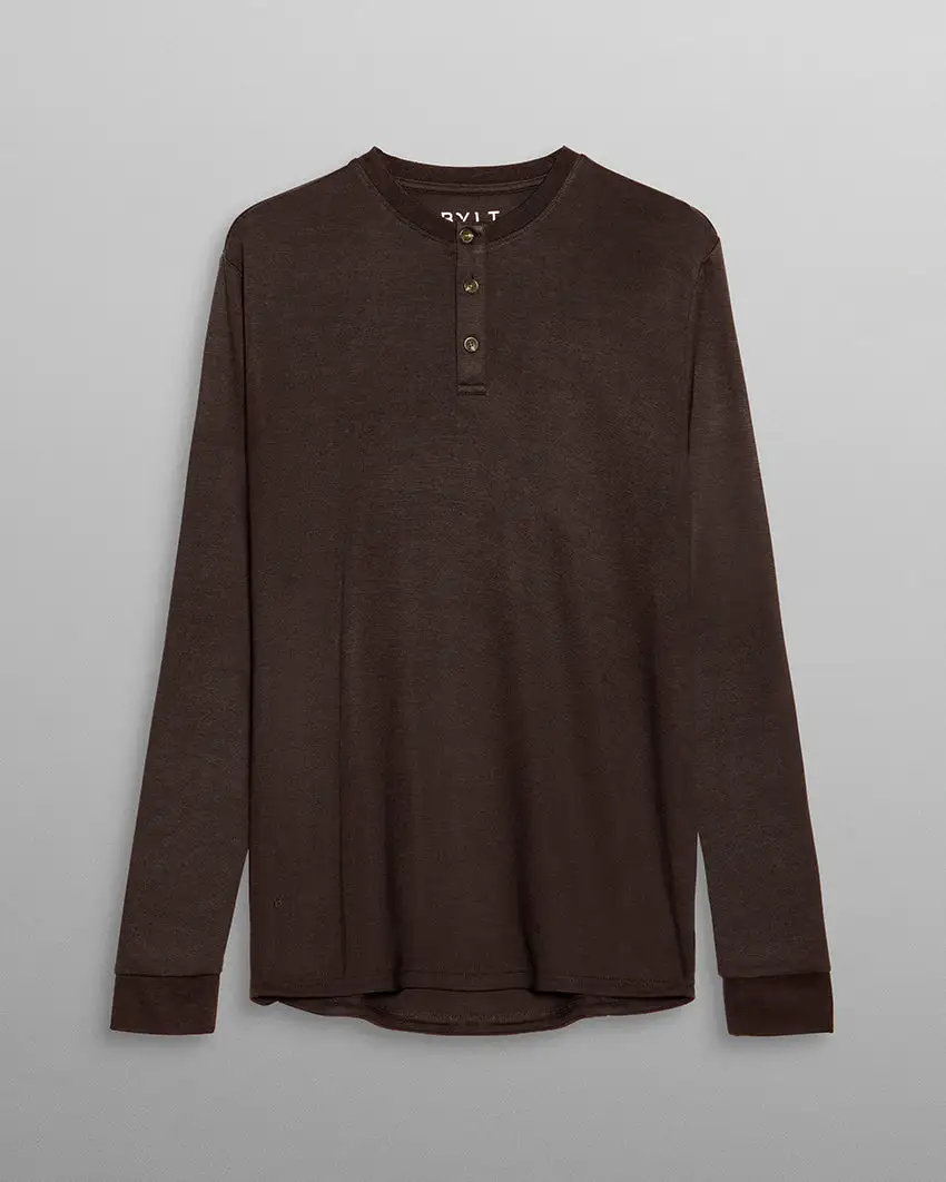 Comfort Wool Long Sleeve Henley
